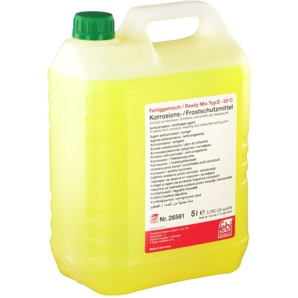 

Febi Bilstein 26581 Antifreeze (G11) антифриз желто-зеленый, 5 л