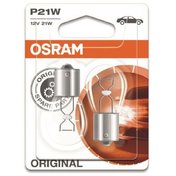 

Osram Original P21W 12V BA15s Лампа накаливания 2 шт. Блистер
