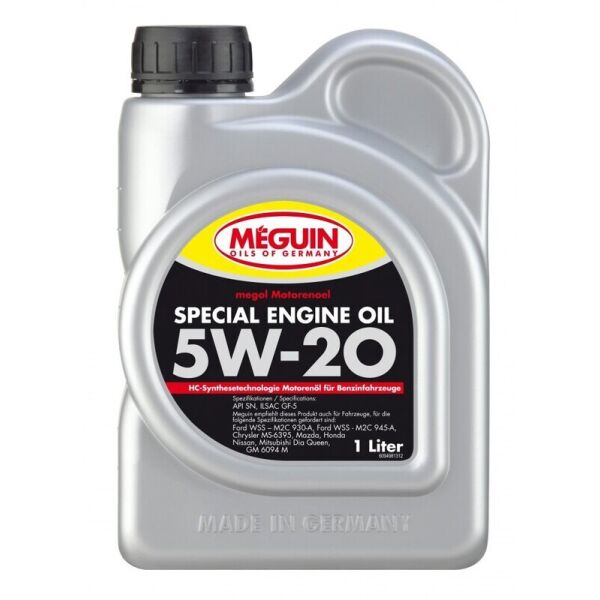 

Meguin Special Engine 5W-20 синтетическое моторное масло, 1 л