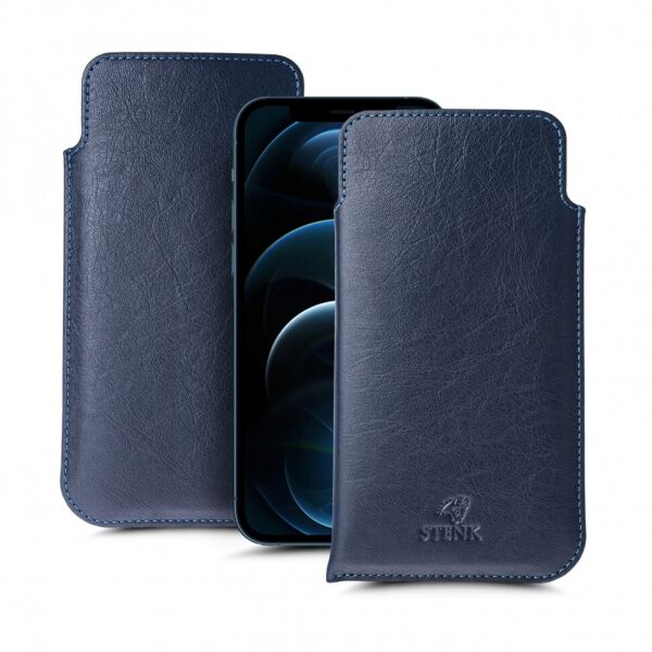 

Футляр Stenk Elegance для Apple iPhone 12 Pro Max Синий