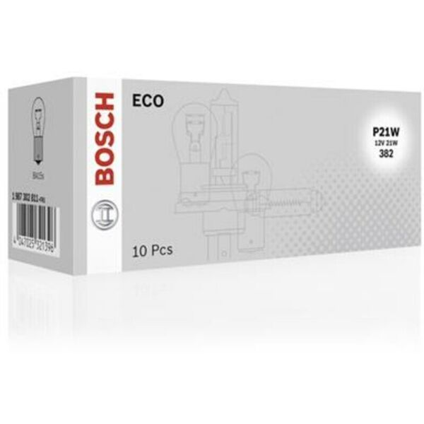 

Bosch Eco P21W 12V Лампа накаливания 1 шт.