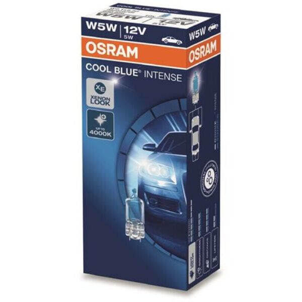 

Osram Cool Blue Intense W5W 12V W2,1X9,5D Лампа накаливания 1 шт.