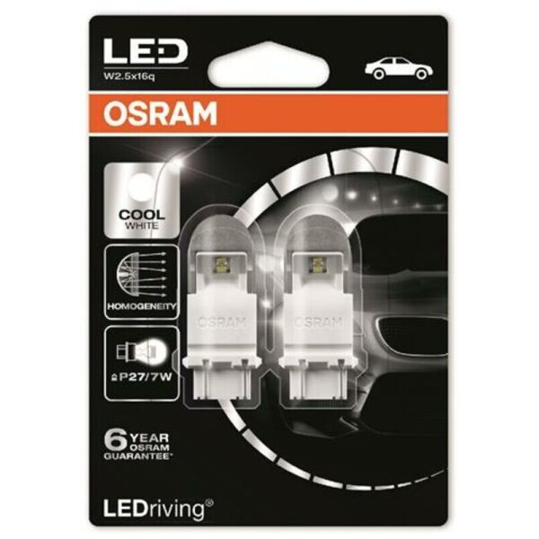

Osram LED Premium P27/7W 12V W2.5X16q Cool White Лампа светодиодная 2 шт.