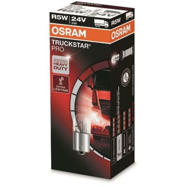 

Osram Truckstar Pro R5W 24V BA15s Лампа накаливания 1 шт.