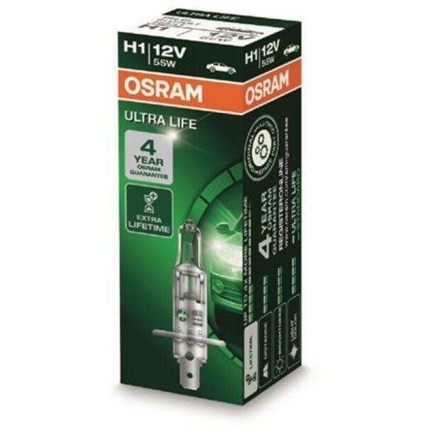 

Osram Ultra Life H1 12V 55W Лампа галогенная 1 шт.