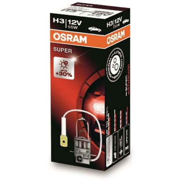 

Osram Super +30% H3 12V 55W Лампа галогенная 1 шт.