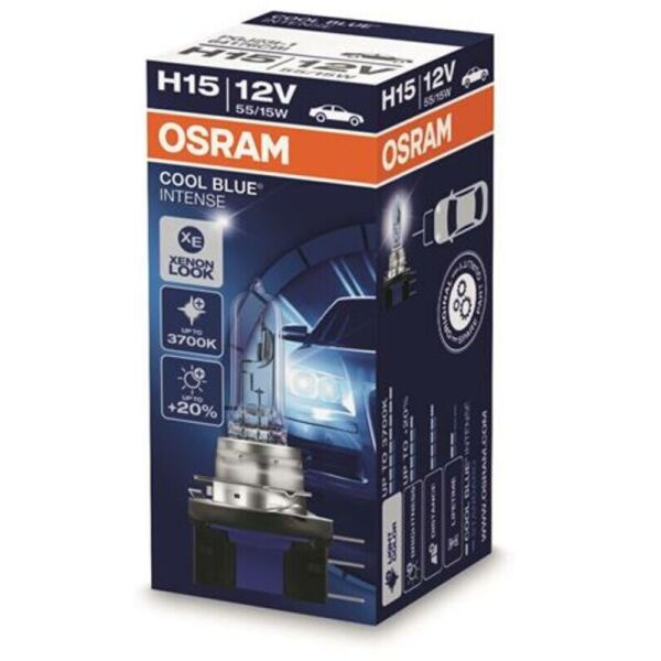 

Osram Cool Blue Intense H15 12V Лампа галогенная 1 шт.