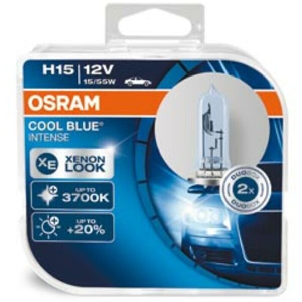 

Osram Cool Blue Intense H15 12V Лампа галогенная 2 шт. Блистер