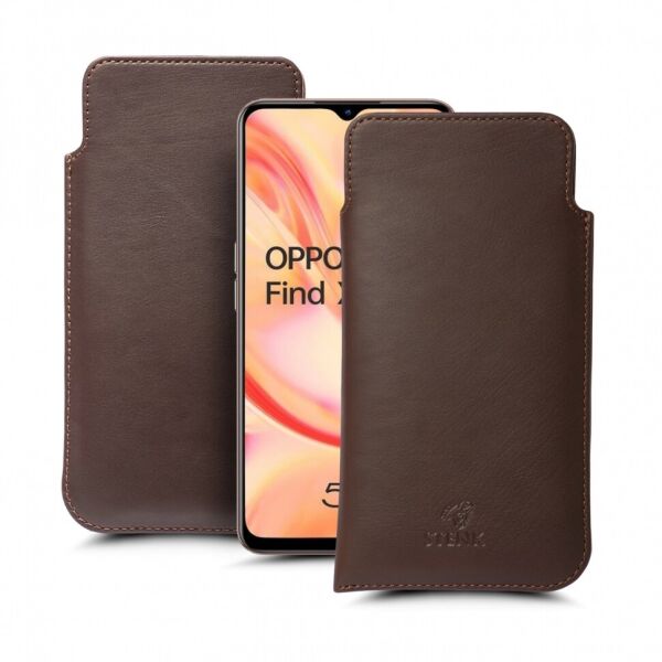 

Футляр Stenk Elegance для OPPO Find X2 Lite Коричневый