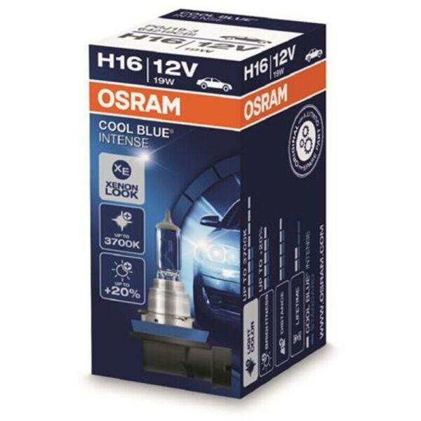 

Osram Cool Blue Intense H16 12V 19W Лампа галогенная 1 шт.