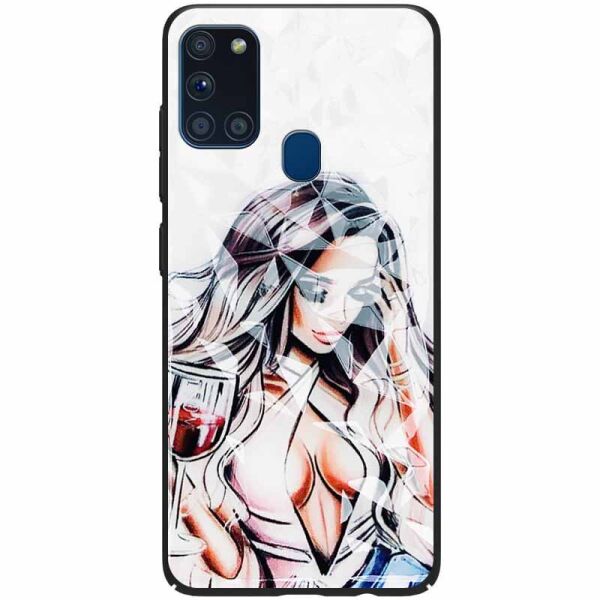 

TPU+PC чехол Prisma Ladies для Samsung Galaxy A21s Sexy (150128)