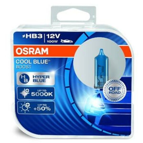

Osram Cool Blue Boost +50% HB3 12V 100W Лампа галогенная 2 шт.