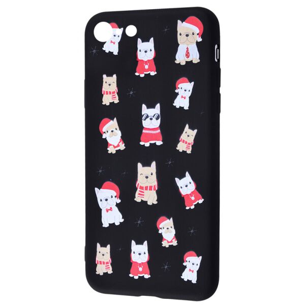 

TPU чехол WAVE Fancy для Apple iPhone 7 / 8 / SE (2020) Dogs / Black (2212016)