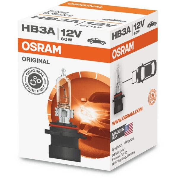 

Osram Original HB3A 12V 60W Лампа галогенная 1 шт.