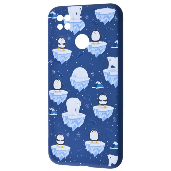 

TPU чехол WAVE Fancy для Xiaomi Redmi 9C White Bear and Penguins / Dark blue (156034)
