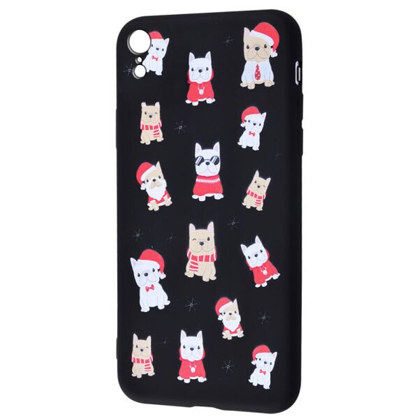 

TPU чехол WAVE Fancy для Apple iPhone XR (6.1'') Dogs / Black (155886)