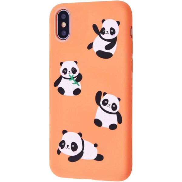 

TPU чехол WAVE Fancy для Apple iPhone X / XS (5.8'') Panda / Peach (148073)