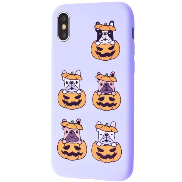 

TPU чехол WAVE Fancy для Apple iPhone X (5.8'') Dog in pumpkin / Light purple (148600)