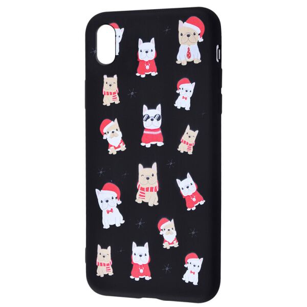 

TPU чехол WAVE Fancy для Apple iPhone X (5.8'') Dogs / Black (155882)