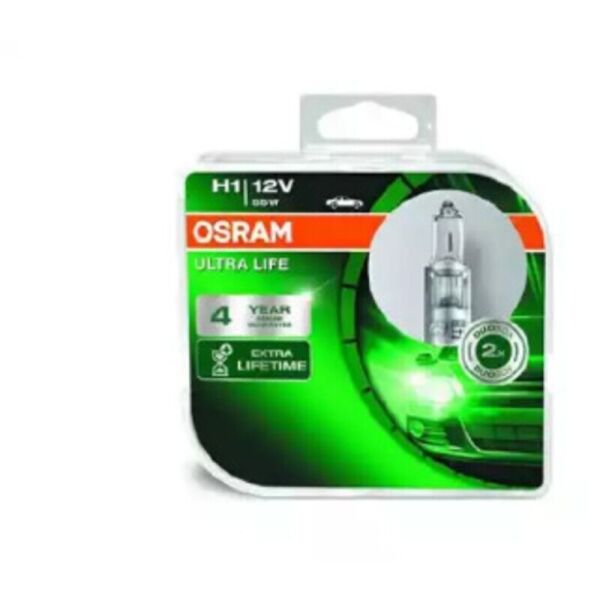 

Osram Ultra Life H1 12V 55W Лампа галогенная 2 шт. Блистер