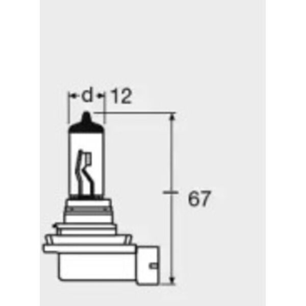 

Osram Long Life H11 12V 55W Лампа галогенная 1 шт.