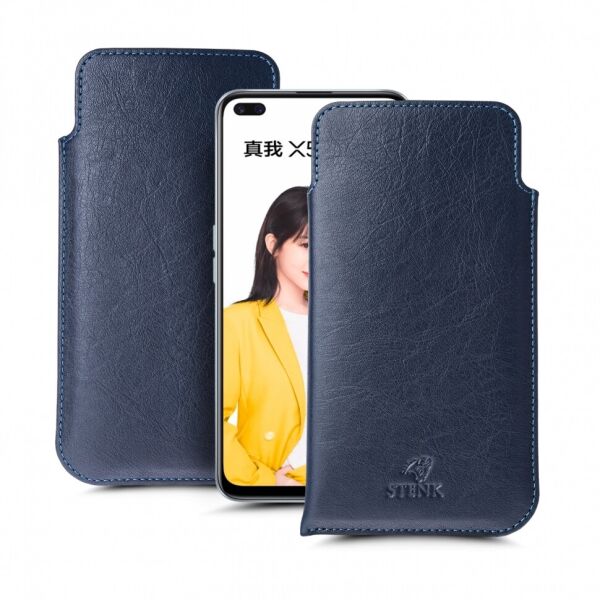 

Футляр Stenk Elegance для Realme X50m 5G Синий