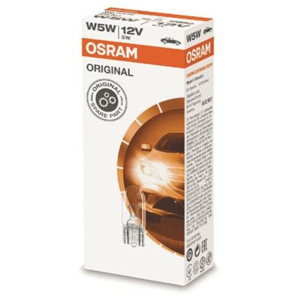 

Osram Original W5W 12V W2,1X9,5D Лампа накаливания 1 шт.
