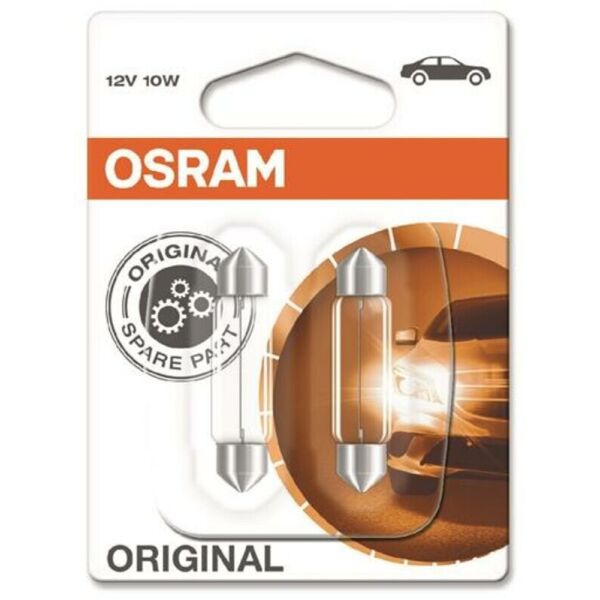 

Osram Original C10W 41 мм 12V Лампа накаливания 2 шт. Блистер