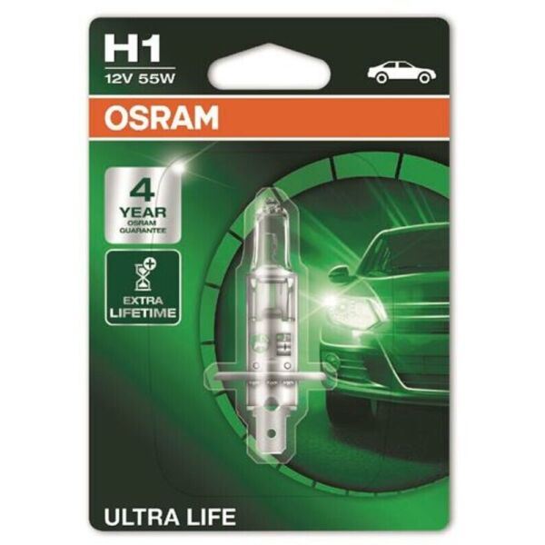 

Osram Ultra Life H1 12V 55W Лампа галогенная 1 шт. Блистер
