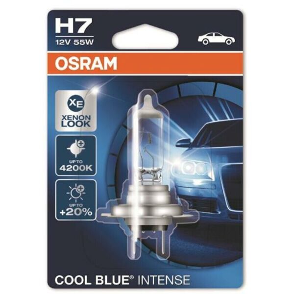 

Osram Cool Blue Intense H7 12V 55W Лампа галогенная 1 шт. Блистер