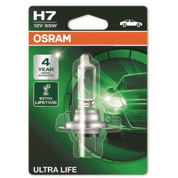 

Osram Ultra Life H7 12V 55W Лампа галогенная 1 шт. Блистер