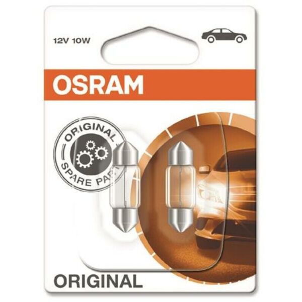 

Osram Original C10W 31 мм 12V Лампа накаливания 2 шт. Блистер