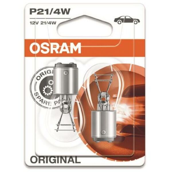 

Osram Original P21/4W 12V BAZ15d Лампа накаливания 2 шт. Блистер