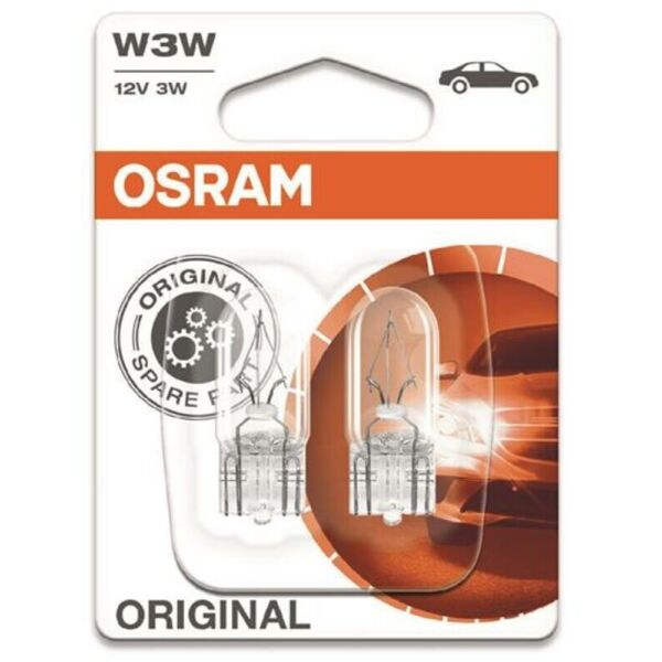 

Osram Original W3W 12V W2,1X9,5D Лампа накаливания 2 шт. Блистер