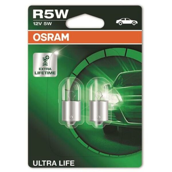 

Osram Ultra Life R5W 12V BA15s Лампа накаливания 2 шт. Блистер