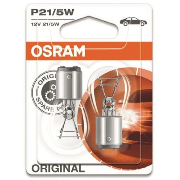 

Osram Original P21/5W 12V BAY15d Лампа накаливания 2 шт. Блистер