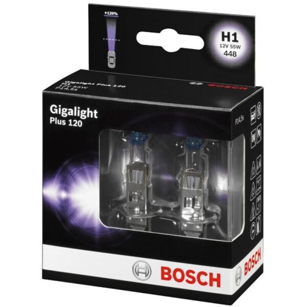 

Bosch Gigalight Plus 120 H1 12V 55W Лампа галогенная 2 шт.