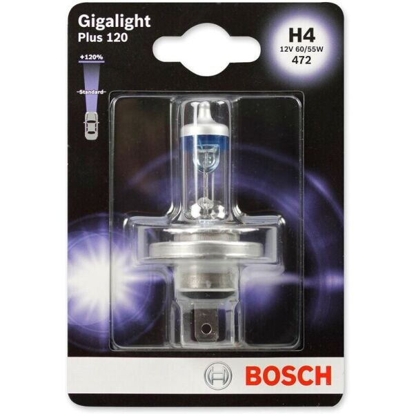 

Bosch Gigalight Plus 120 H4 12V 60/55W Лампа галогенная 1 шт.