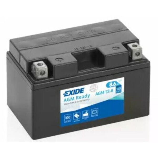 

Автомобильный аккумулятор Exide Bike AGM Ready 8,6 Ah 12 V 145 A (+-, L)