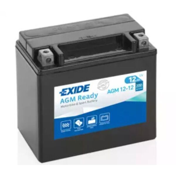 

Автомобильный аккумулятор Exide Bike AGM Ready 12 Ah 12 V 200 A (+-, L)