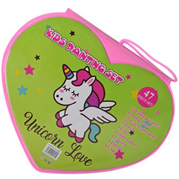 

Набор для творчества MK 3918-3-1-UC (Unicorn Love) акв.краски, фломастеры, карандаши