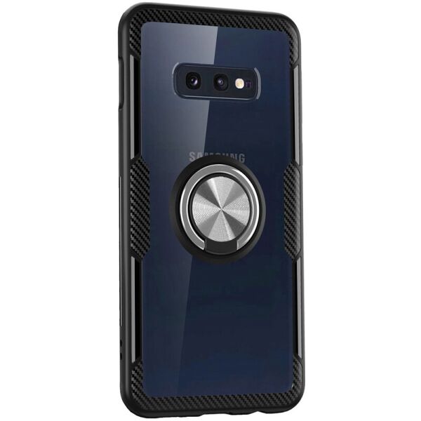

TPU+PC чехол Deen CrystalRing for Magnet (opp) для Samsung Galaxy S10e Бесцветный / Черный (is_00000037093_4)