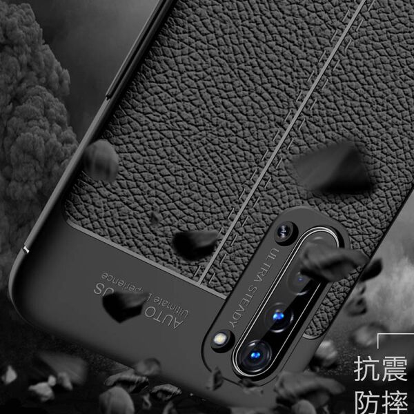 

TPU чехол фактурный (с имитацией кожи) для Oppo Reno 3 Черный (is_00000036850_2)