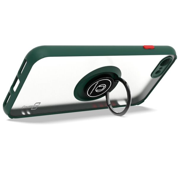 

TPU+PC чехол Deen ColorEdgingRing под магнитный держатель для Apple iPhone SE (2020) (is_00000036007_1)