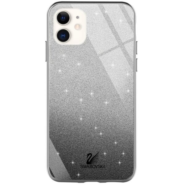 

TPU+Glass чехол Swarovski для Apple iPhone 11 (6.1") Черный (is_00000033112_7)