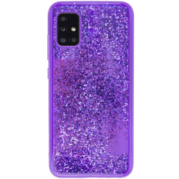 

TPU+PC чехол Sparkle (glitter) для Samsung Galaxy A51 Фиолетовый (is_00000037467_9)