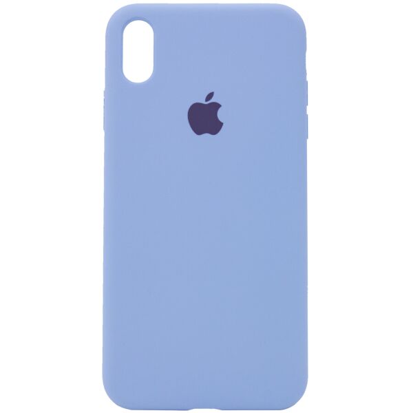 

Чехол Silicone Case Full Protective (AA) для Apple iPhone XS Max (6.5") Голубой / Lilac Blue (is_00000033129_7)