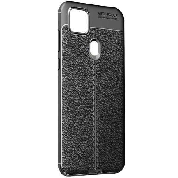 

TPU чехол фактурный (с имитацией кожи) для Xiaomi Redmi 9C Черный (is_00000037751_2)