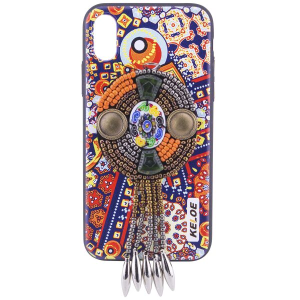 

TPU+PC чехол "Keloe" National Style для Apple iPhone X (5.8") / XS (5.8") Узор 005 (is_00000022884_4)