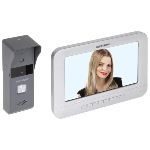 

Комплект домофон + вызывная панель Hikvision DS-KIS203